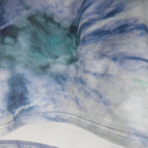 Athleta Conscious Crop Top Bra Tank  Size  XL Tie Dye - Picture 6 of 10
